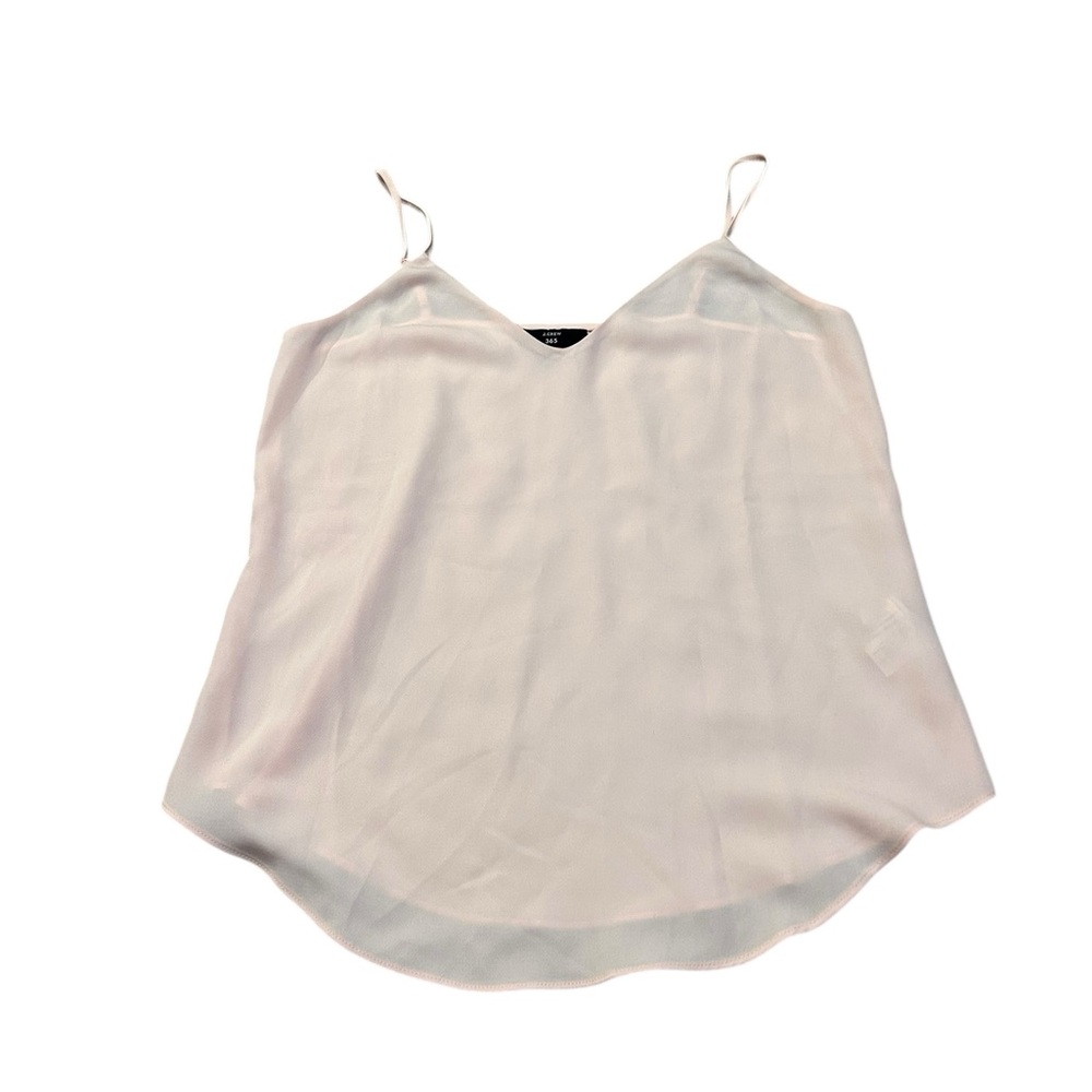 J. Crew Light Blush Silk V-Neck Camisole